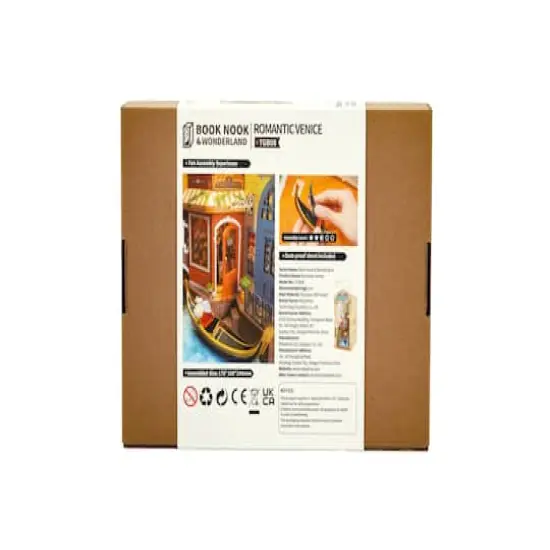 Rolife&reg; Romantic Venice DIY Book Nook Shelf Insert Kit {10}