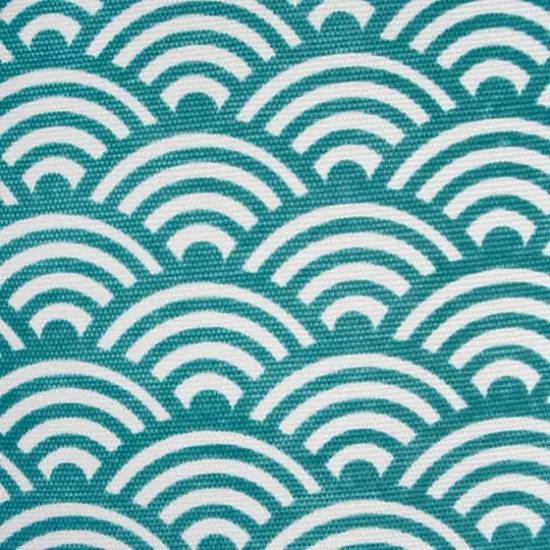 DII&reg; 13" Polyester Waves Storage Cube Teal {6}