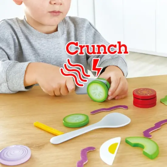 Hape Kitchen Healthy Salad Food Playset {5}