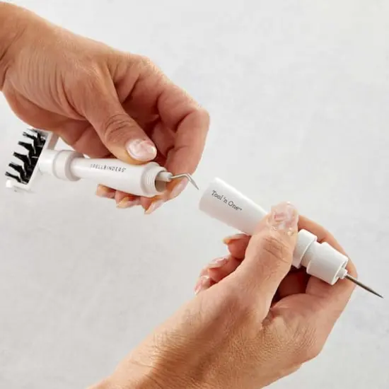 Spellbinders&reg; Tool 'N One&trade; White Die Cutting Tool Kit {5}
