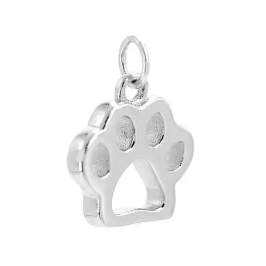 Sterling Silver Paw Icon Charm by Bead Landing&trade; {4}