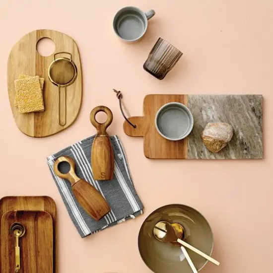 Hello Honey&reg; Gold Finish Stainless Steel Strainer Set {4}