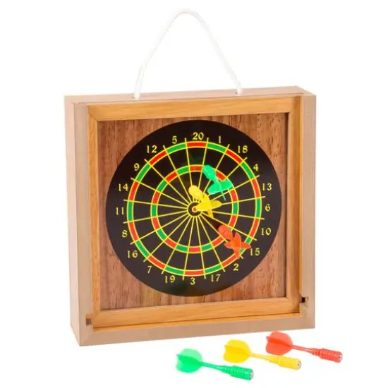 Toy Time Tabletop Magnetic Dart & Beanbag Toss Set {4}