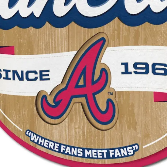 MLB Fan Cave Sign Atlanta Braves {6}