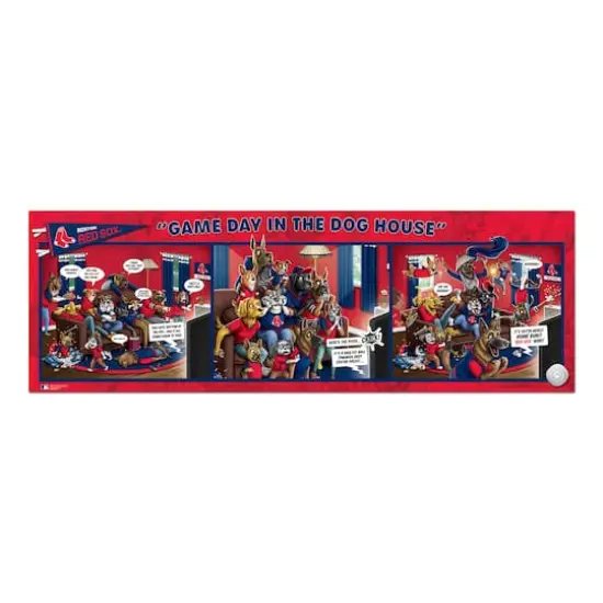 MLB Game Day in the Dog House 1,000 Piece Puzzle Boston Red Sox {5}