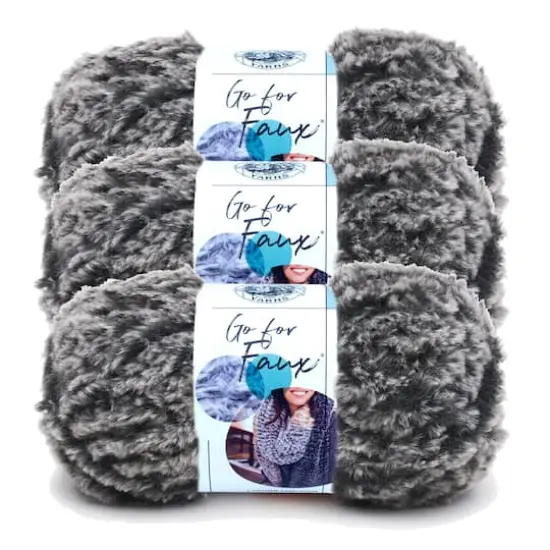 3 Pack Lion Brand&reg; Go for Faux&reg; YarnMink {1}