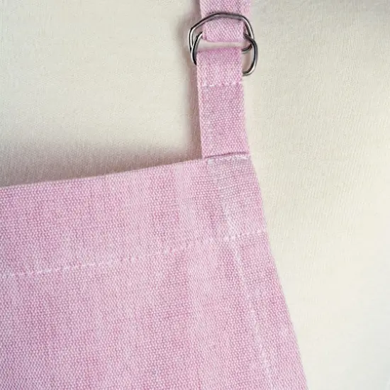 DII&reg; Solid Chambray Chef Apron Rose {6}