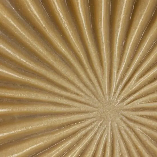 Hello Honey&reg; 8" Beige Decorative Pleated Bowl {9}