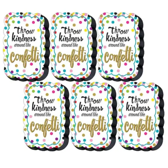 Teacher Created Resources Confetti Magnetic Whiteboard Eraser, 6ct. {1}