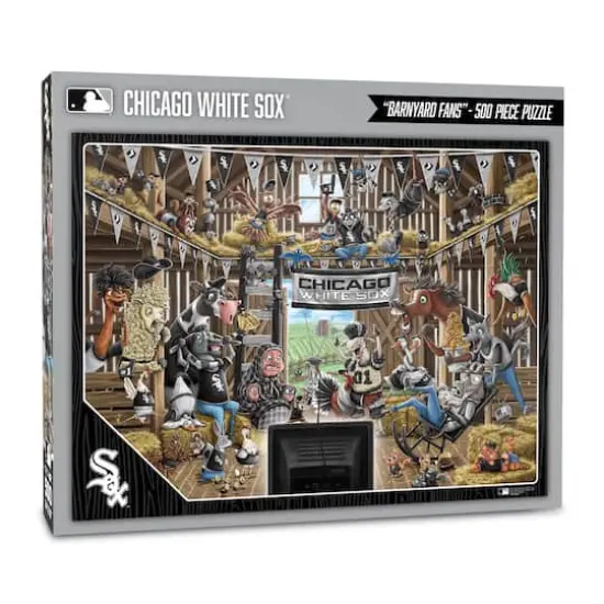 MLB Barnyard Fans 500 Piece Puzzle Chicago White Sox {1}