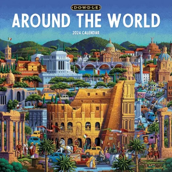 TF Publishing 2024 Around the World Wall Calendar {1}