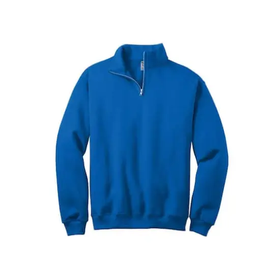 JERZEES&reg; NuBlend&reg; 1/4-Zip Cadet Collar Sweatshirt Royal {1}