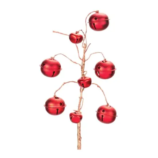 Red Sleigh Bell Spray, 6ct. {4}