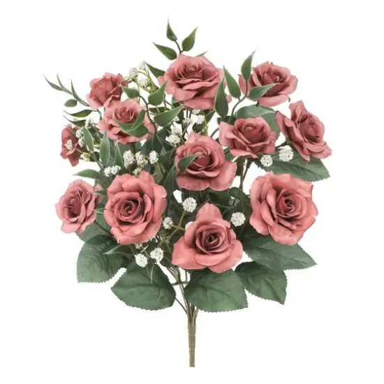 17" Mauve Rose Deluxe Bush by Ashland&reg; {3}