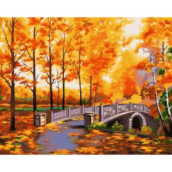 Crafting Spark Autumn Park Painting by Numbers Kit {1}