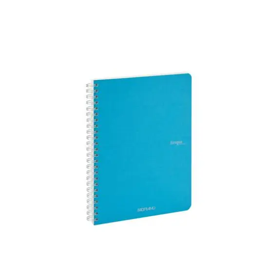 Fabriano&reg; EcoQua Spiral Bound Grid Notebook Turquoise {7}