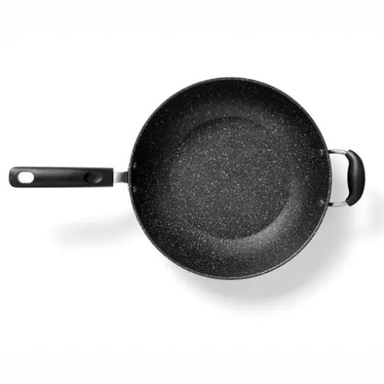 THE ROCK by Starfrit 12.5" Nonstick Wok With Helping Handle {1}