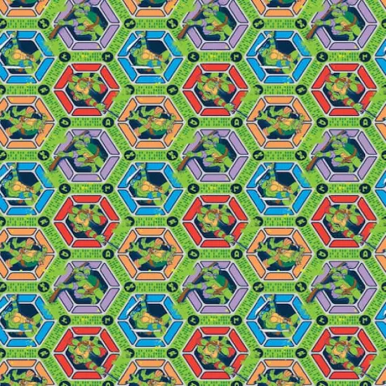 Nickelodeon Teenage Muntant Ninja Turtles Cotton Fabric {3}