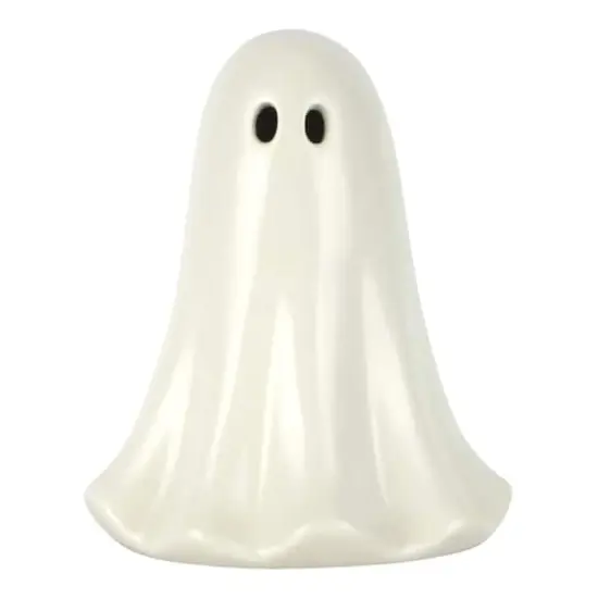 6.5" Light Up Ceramic Ghost Tabletop D&eacute;cor by Ashland&reg; {1}