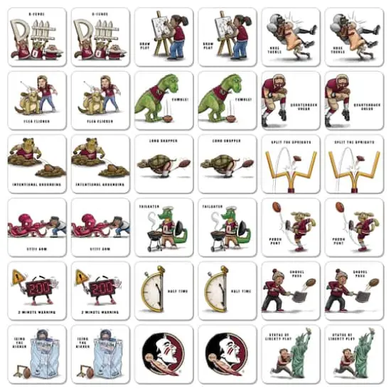 College Team Licensed Memory Match Game Florida State {4}