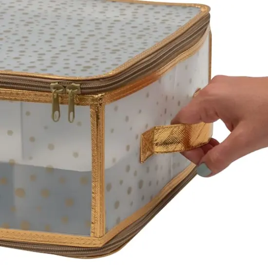 Simplify Gold Ornament Storage Organizer {5}