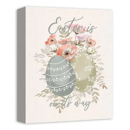 Easter On Its Way 1 11" x 14" Canvas Wall Art {3}