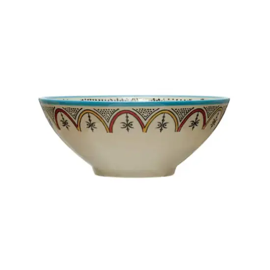 Hello Honey&reg; Multicolor Hand Painted Stoneware Bowl {1}