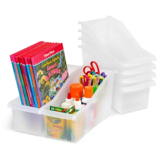 IRIS Clear Connecting Book Bin {8}