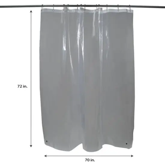 Bath Bliss 6 Gauge Clear Shower Liner {8}