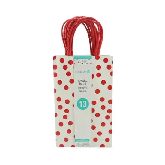 Small Red & White Dots Bags Value Pack by Celebrate It&trade; {5}
