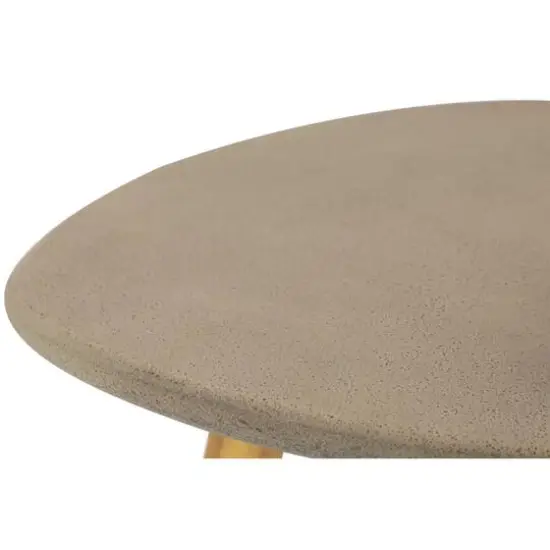 20" Gray Modern Outdoor Accent Table {3}