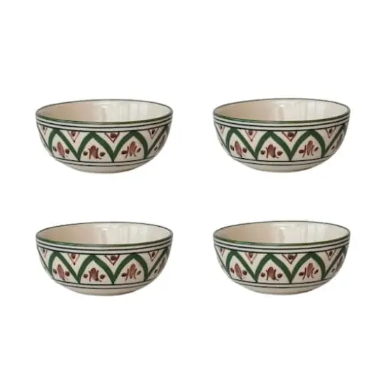 Hello Honey&reg; 4" Mosaic Stoneware Bowls, 4ct. {1}