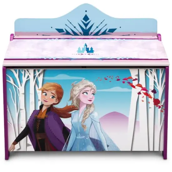 Delta Children Frozen II Deluxe Toy Box {1}
