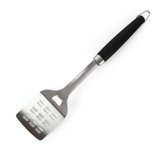 Gibson Home&reg; Silver & Black Sawyer 3 Piece Stainless Steel BBQ Tool Set {7}