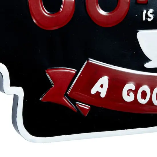 24" Coffee Is Always A Good Idea Farmhouse Wall Sign {5}