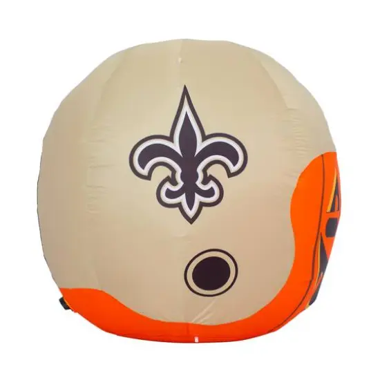Sporticulture 4ft. Inflatable NFL Team Pride Jack-O' Helmet New Orleans Saints {5}