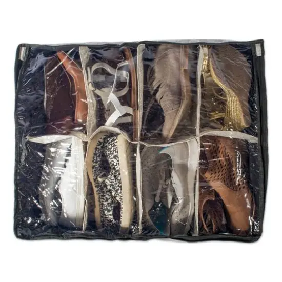 DII&reg; 23" Damask 8-Shoe Pair Soft Storage Bag {5}