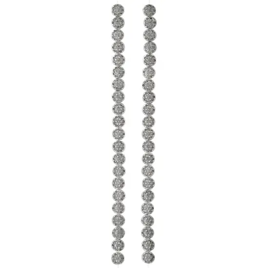 Silver Plated Lentil Beads, 6mm by Bead Landing&trade; {4}