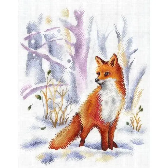Mp Studia Winter Forest Mistress Cross Stitch Kit {3}