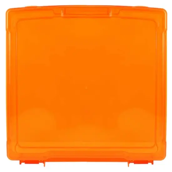 12" x 12" Orange Scrapbook Paper Case by Simply Tidy&reg; {4}