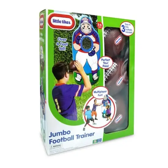 Little Tikes 4ft. Jumbo Inflatable Football Trainer {4}