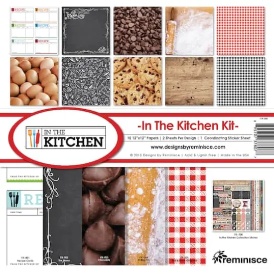 Reminisce Collection Kit 12"X12"-In The Kitchen {1}