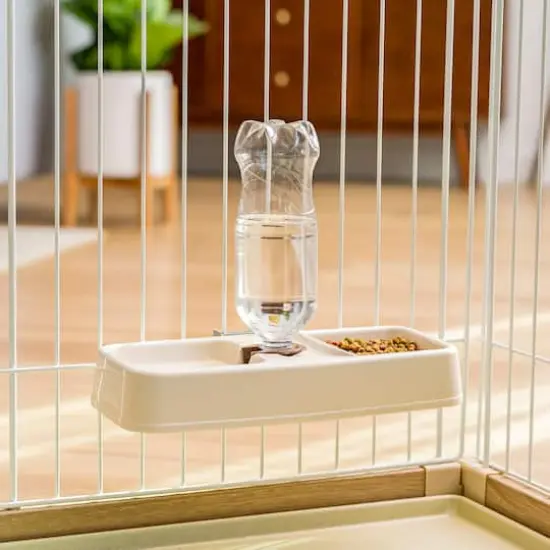 Iris&reg; Beige Pet Crate Water Feeder {5}