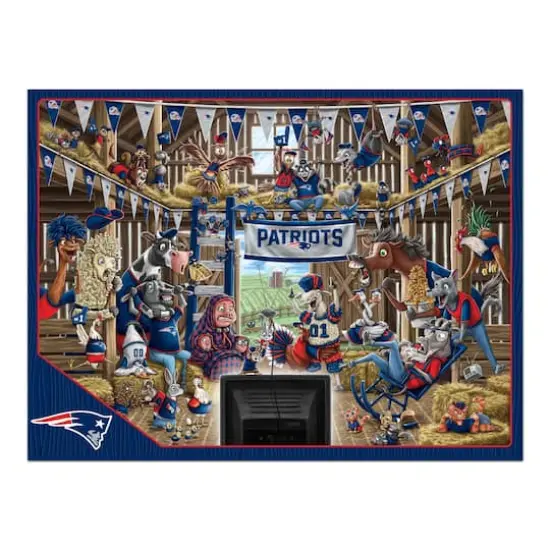 NFL Barnyard Fans 500 Piece Puzzle New England Patriots {5}