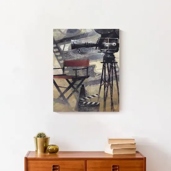 Camera In Production 16" x 20" Canvas Wall Art {5}