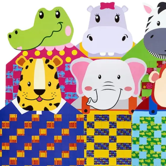 Roylco&reg; African Animal Weaving Mats {3}