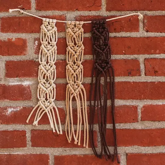 Pepperell Mini Macram&eacute; Hanging Heart Kit {3}