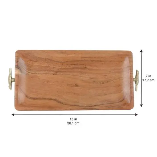 15" Wood Tabletop Tray by Ashland&reg; {4}