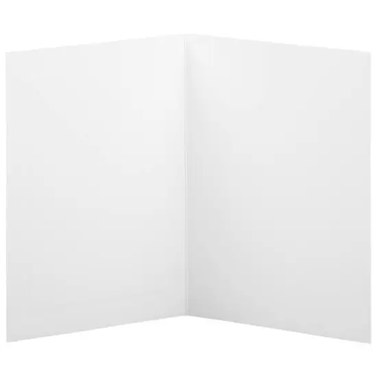 JAM Paper 4.62" x 6.25" Bright White Wove Panel Blank Foldover Cards {4}