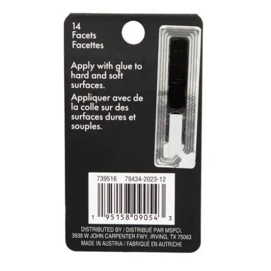 Round Flatback Austrian Crystals Mix by Bead Landing&trade;, 90ct. Jet {5}